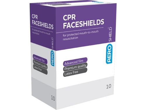 AEROSHIELD DISPOSABLE FACE SHIELD / BOX OF 10