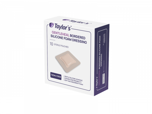 TAYLORS GENTLEHEAL SILICONE FOAM DRESSING / BORDERED