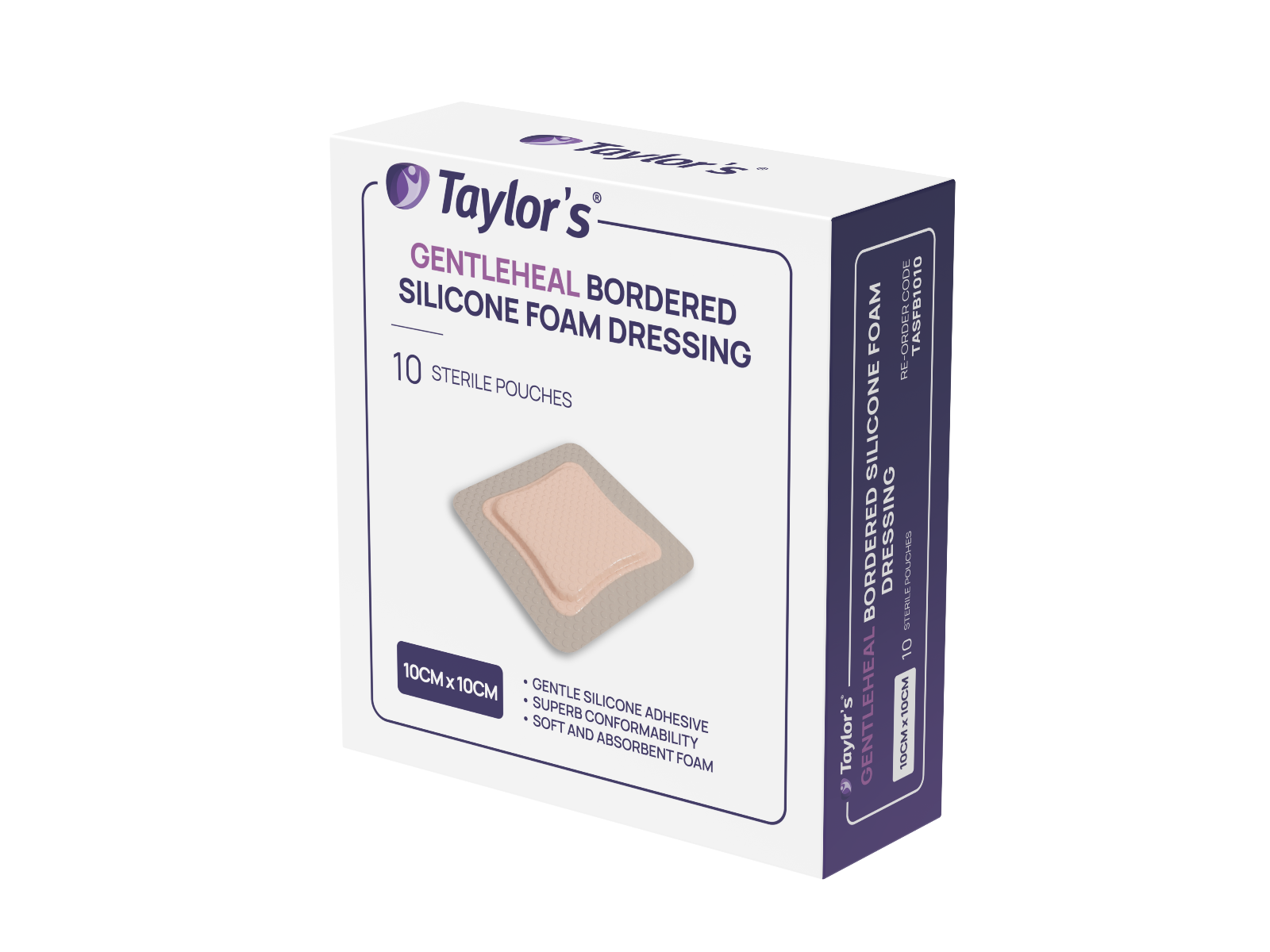TAYLORS GENTLEHEAL SILICONE FOAM DRESSING / BORDERED photo