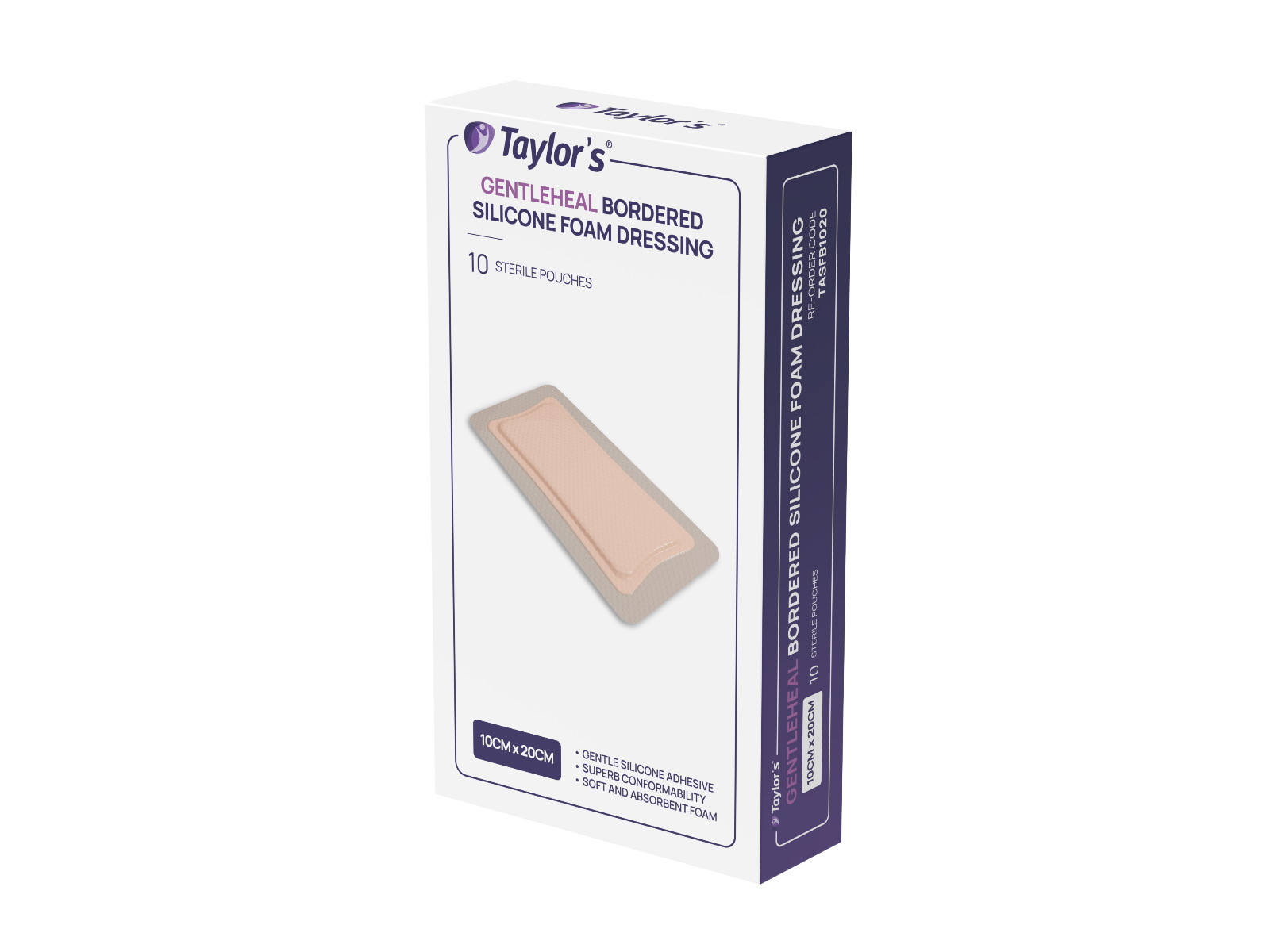 TAYLORS GENTLEHEAL SILICONE FOAM DRESSING / BORDERED photo
