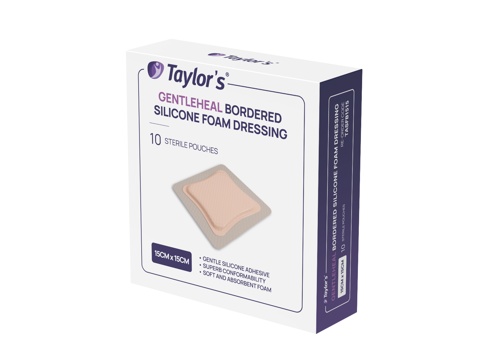 TAYLORS GENTLEHEAL SILICONE FOAM DRESSING / BORDERED photo