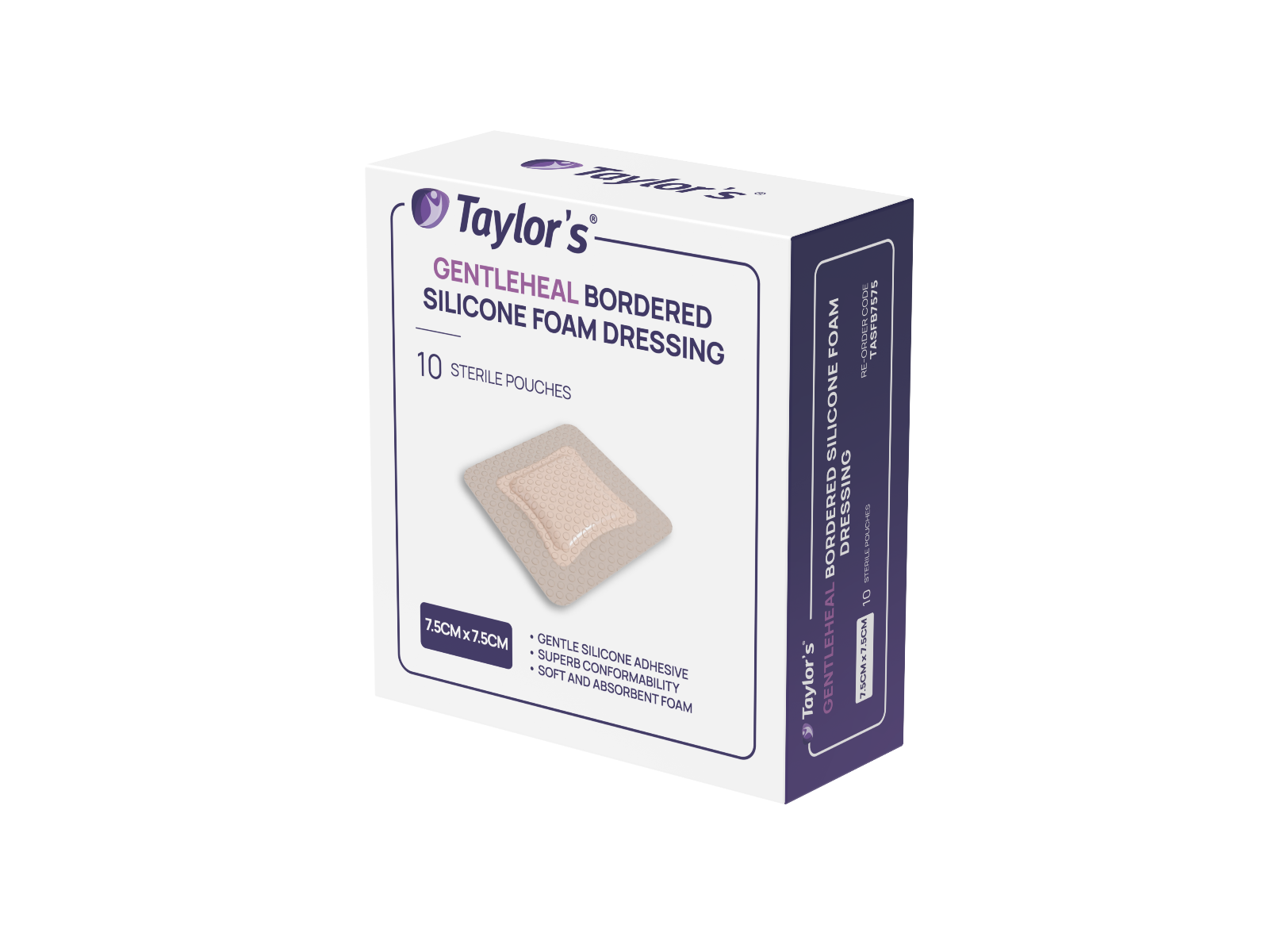 TAYLORS GENTLEHEAL SILICONE FOAM DRESSING / BORDERED photo