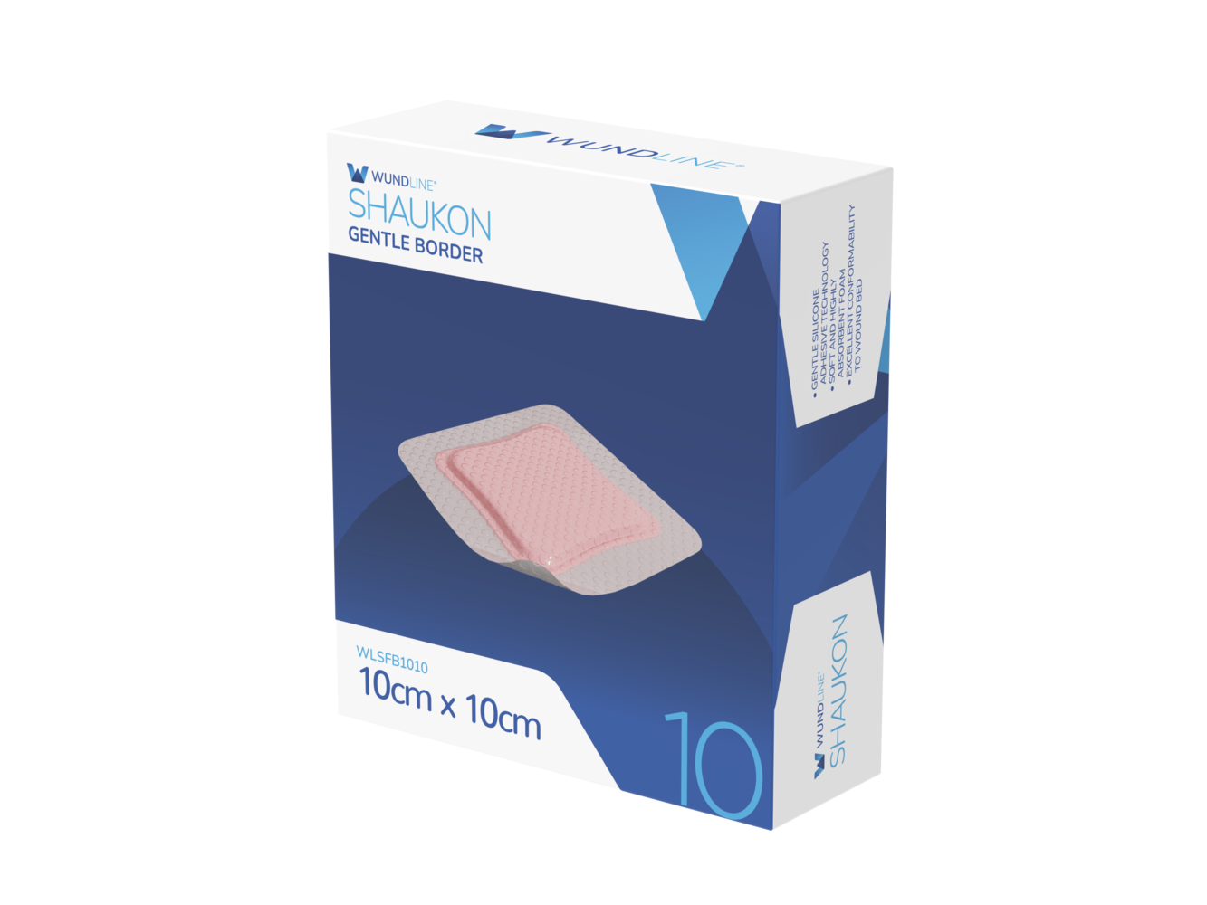 WUNDLINE SHAUKON SILICONE FOAM DRESSING / BORDERED photo