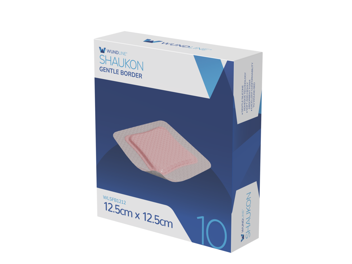 WUNDLINE SHAUKON SILICONE FOAM DRESSING / BORDERED photo