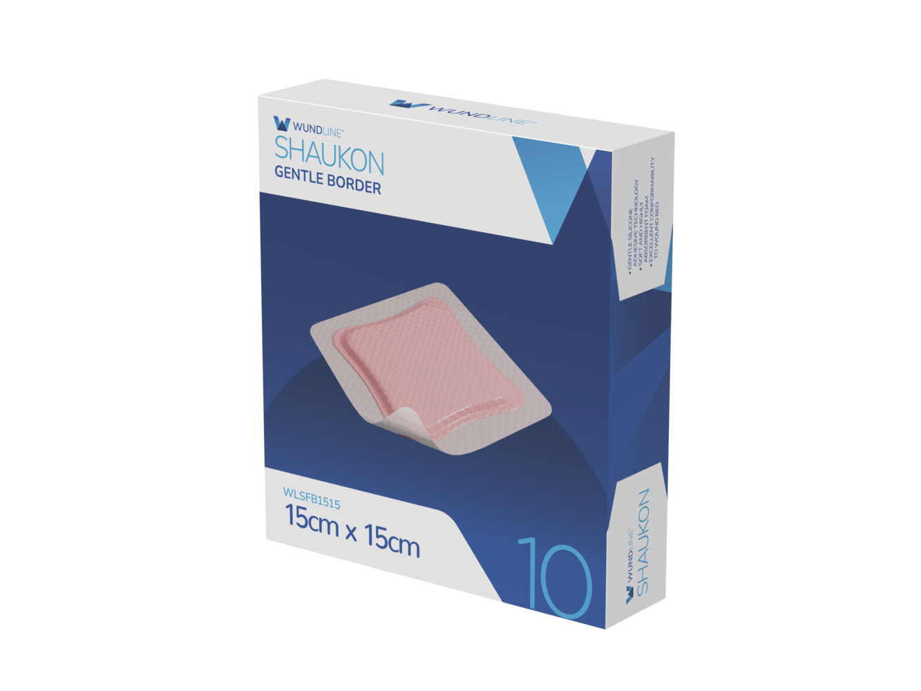 WUNDLINE SHAUKON SILICONE FOAM DRESSING / BORDERED photo