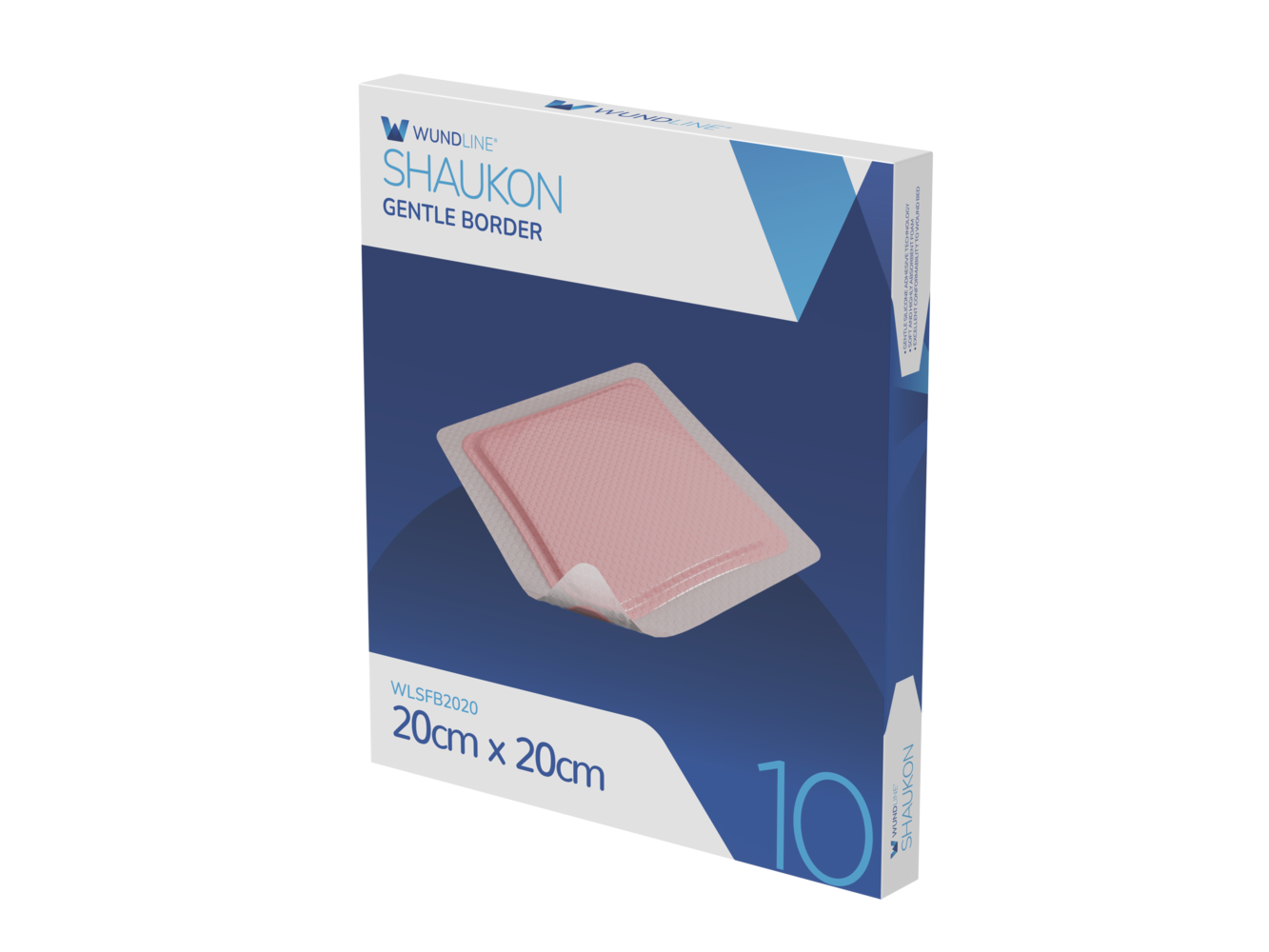 WUNDLINE SHAUKON SILICONE FOAM DRESSING / BORDERED photo