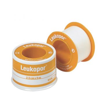 LEUKOPOR HYPOALLERGENIC / ADHESIVE / PAPER TAPE / 5M / SINGLE ROLL