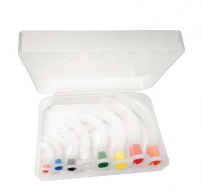 DISPOSABLE GUEDEL AIRWAY KIT WITH CASE / 8 AIRWAYS INCLUDED