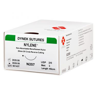 DYNEK NYLENE SUTURE NON-ABSORBABLE SYNTHETIC MONOFILAMENT
