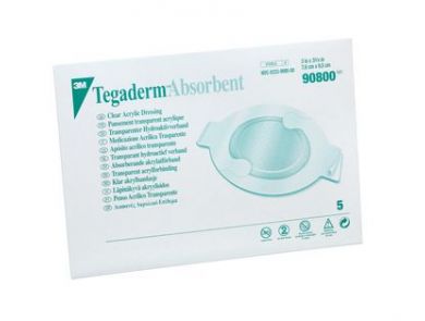 3M TEGADERM™ ABSORBENT CLEAR ACRYLIC DRESSING 