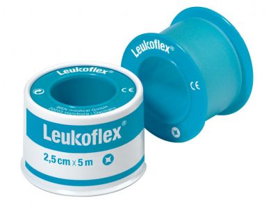 LEUKOFLEX WATERPROOF / TRANSPARENT / NON-POROUS TAPE / 5M / SINGLE ROLL