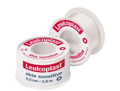 LEUKOPLAST SKIN SENSITIVE / TRANSPARENT TAPE / SOFT SILICONE ADHESIVE / 2.6M